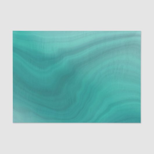 Pastel Licht Turquoise Abstract Tissuepapier (Voorkant)