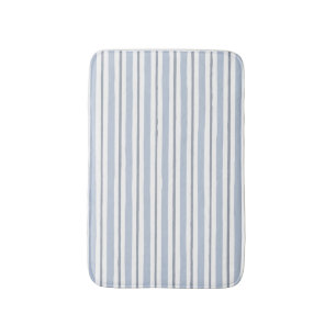 pastel lichtblauwe strepen stijl badmat