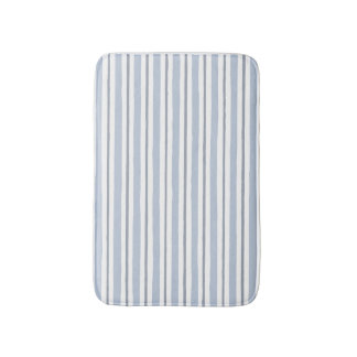 pastel lichtblauwe strepen stijl badmat
