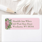 Pastel  Light Floral Rozen Etiket (Insitu)