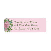 Pastel  Light Floral Rozen Etiket (Voorkant)
