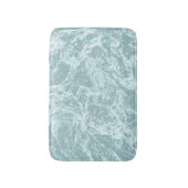 Pastel Light Turquoise Abstract Badmat (Voorkant Verticaal)