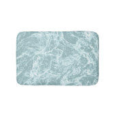 Pastel Light Turquoise Abstract Badmat (Voorkant)