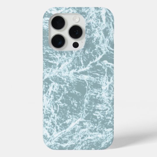 Pastel Light Turquoise Abstract Case-Mate iPhone Case (Achterkant)