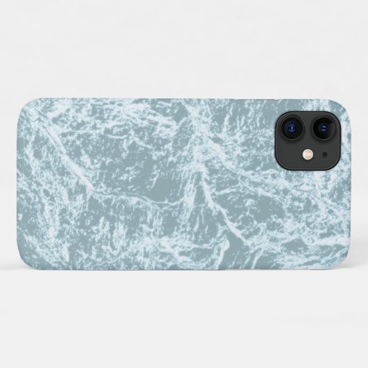 Pastel Light Turquoise Abstract Case-Mate iPhone Case (Achterkant (horizontaal))