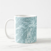 Pastel Light Turquoise Abstract Koffiemok (Links)