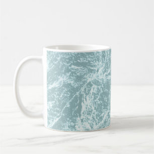 Pastel Light Turquoise Abstract Koffiemok