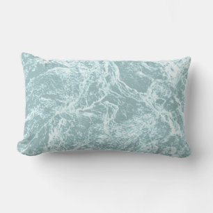 Pastel Light Turquoise Abstract Kussen