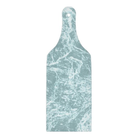 Pastel Light Turquoise Abstract Snijplank (Voorkant)