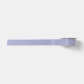 Pastel Lila Blauwe Kleuraccent Satijnen Lint (Voorkant)