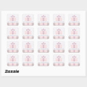 Pastel Lila Doos Gepersonaliseerde Gift Label (Vel)