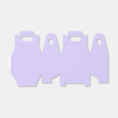 Pastel Lila effen kleur | Klassiek | Elegant Bedankdoosjes (Uitgevouwen)