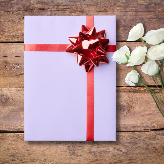 Pastel Lila effen kleur | Klassiek | Elegant Cadeaupapier