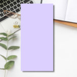 Pastel Lila effen kleur | Klassiek | Elegant Magnetisch Notitieblok<br><div class="desc">Pastel Lila effen kleur | Klassiek ontwerp | Elegant product | Trendy kleur | Stijlvol en Mode | Minimalistisch</div>