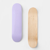 Pastel Lila effen kleur | Klassiek | Elegant Persoonlijk Skateboard (Voorkant)