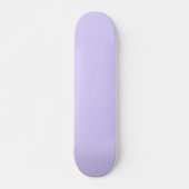 Pastel Lila effen kleur | Klassiek | Elegant Persoonlijk Skateboard (Voorkant)