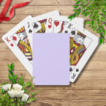 Pastel Lila effen kleur | Klassiek | Elegant Pokerkaarten<br><div class="desc">Pastel Lila effen kleur | Klassiek ontwerp | Elegant product | Trendy kleur | Stijlvol en Mode | Minimalistisch</div>