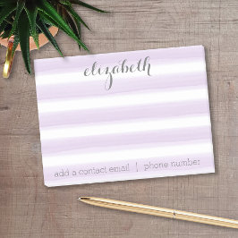 Pastel Lila en grijs Stationery Suite voor vrouwen Post-it® Notes