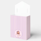 Pastel Lila Kleine Pompoen Baby shower Bedankdoosjes (Geopend)