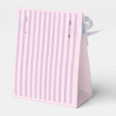 Pastel Lila Kleine Pompoen Baby shower Bedankdoosjes (Achterkant)