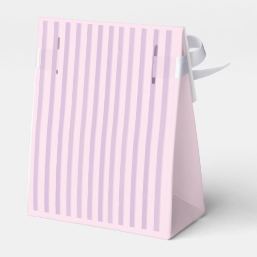 Pastel Lila Kleine Pompoen Baby shower Bedankdoosjes (Achterkant)