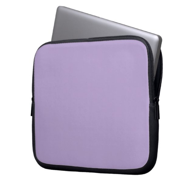  Pastel Lila / Lavendel / Paarse Laptop Sleeve (Voorkant Links)