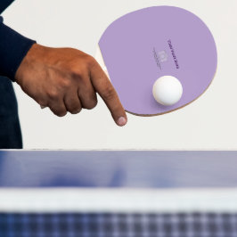 Pastel Lila / Lavendel / Paarse Tafeltennisbatje