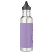  Pastel Lila / Lavendel / Paarse Waterfles (Links)