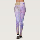 Pastel Lila Leggings Zacht en Stijlvol Ontwerp (Achterkant)