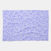 Pastel Lila Paars lak printpatroon. Theedoek (Horizontaal)