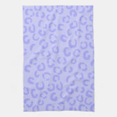 Pastel Lila Paars lak printpatroon. Theedoek (Verticaal)