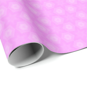 Pastel Lila Paars White Star Repair Pattern Cadeaupapier