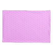 Pastel Lila Paars White Star Repair Pattern Kussensloop (Achterkant-Links)
