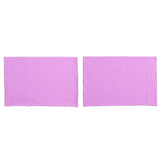 Pastel Lila Paars White Star Repair Pattern Kussensloop (Voorkant-Set)
