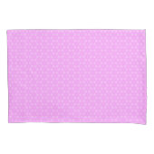 Pastel Lila Paars White Star Repair Pattern Kussensloop (Voorkant-Links)