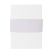 Pastel Lila persoonlijk huwelijk Uitnodigingen Wikkel (Achterkant Voorbeeld)