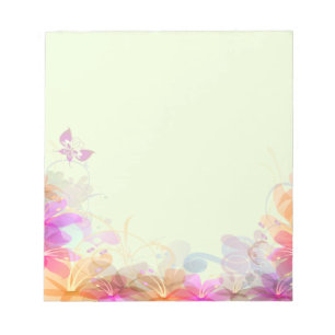Pastel Lilies Wedding Notitieblok