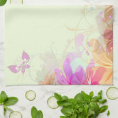 Pastel Lilies Wedding Theedoek (Gevouwen)