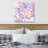 Pastel Lily Love Canvas Afdruk (Insitu (Slaapkamer))