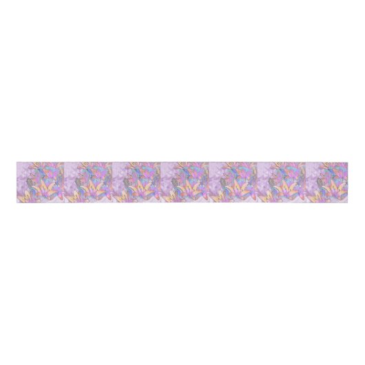 Pastel Lily Love Grosgrain Lint (Voorkant)