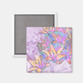 Pastel Lily Love Magneet (Voorkant / Achterkant)