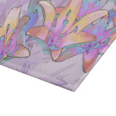 Pastel Lily Love Snijplank (Hoek)