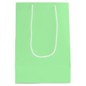 Pastel Lime Green Medium Cadeauzakje (Achterkant)