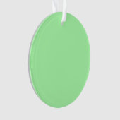 Pastel Lime Green Ornament (voorkant)