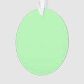 Pastel Lime Green Ornament (voorkant)