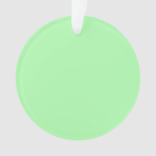 Pastel Lime Green Ornament (voorkant)