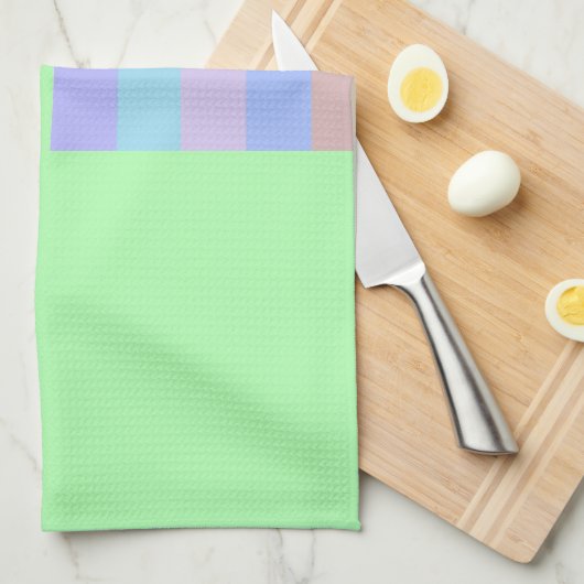 Pastel Lime Green Theedoek (Quarter Fold)