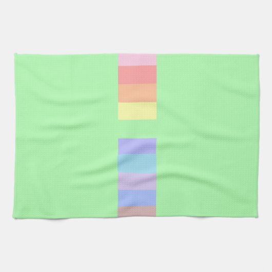 Pastel Lime Green Theedoek (Horizontaal)