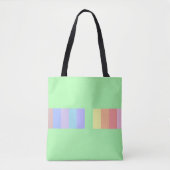 Pastel Lime Green Tote Bag (Voorkant)