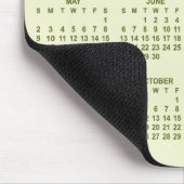 Pastel Limegroene 2027 Agenda Muismat (Hoek)